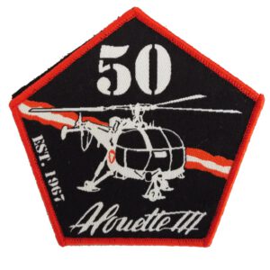 50 Jahre Alouette III (Fünfeck)