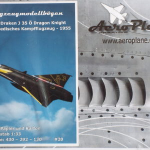 Flugzeugmodellbogen Draken "Knight"